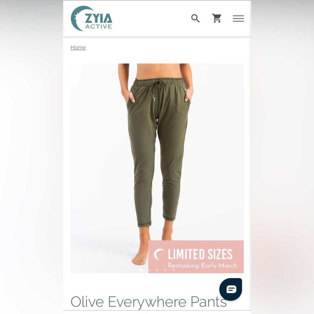 Zyia women’s everywhere pant